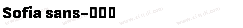 Sofia sans字体转换